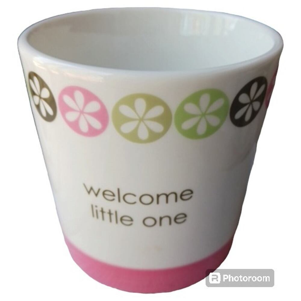 Gund "Welcome Little One" Ceramic Planter Baby Shower Gift